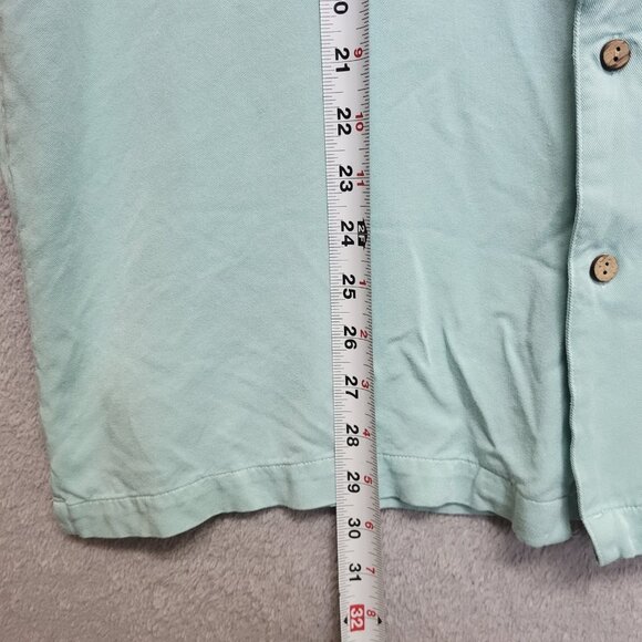 Disney Shirt Adult XL Teal Old Key West Resort Button Down Camp Collared - Picture 7 of 9